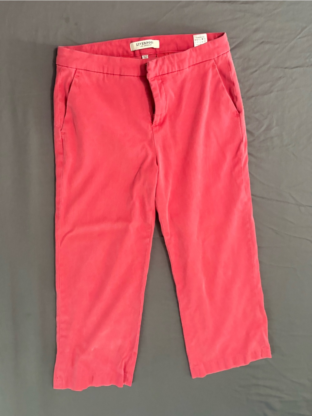 Liverpool ankle Pants in Coral Pink